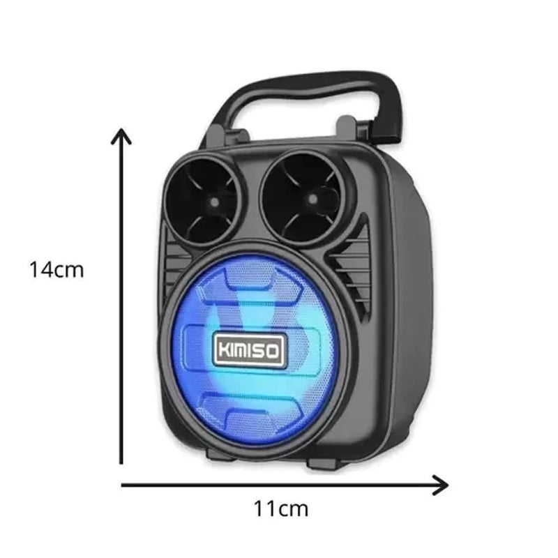 Caixa de Som Bluetooth Potente Radio Fm recarregável Kimiso